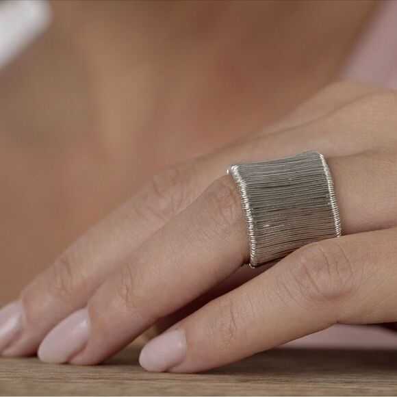 VESTOPAZZOāThināWireāBandāBraceletāAndāRingāSet. - Picture 8 of 8